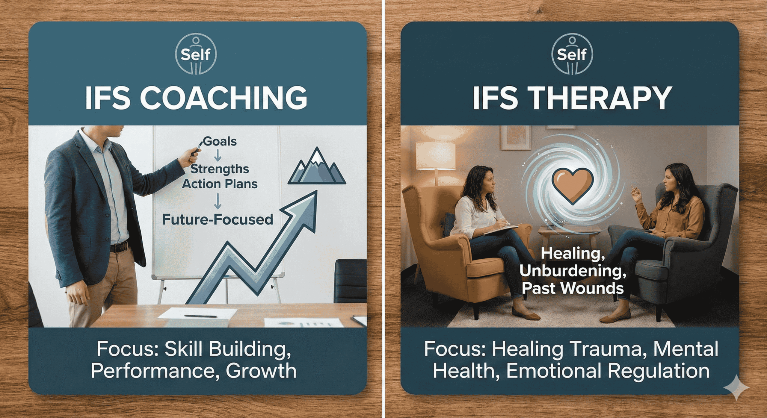 IFS Coaching vs IFS Therapy: What’s the Difference and Which Is Right for You?